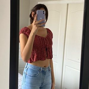 Pacsun adjustable synch crop top